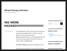 Tablet Screenshot of alfredcheneyjohnston.com